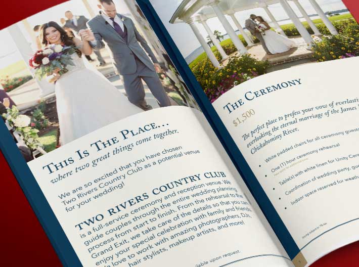 Two Rivers Country Club Wedding Packet