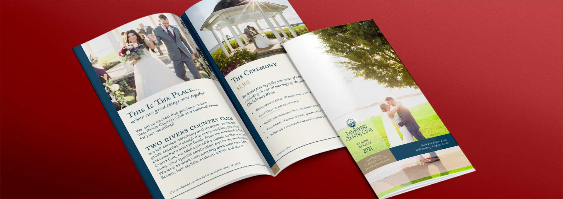 Two Rivers Country Club | Wedding Pamphlet