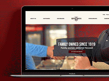Brown Distributing Website | Madison+Main Portfolio